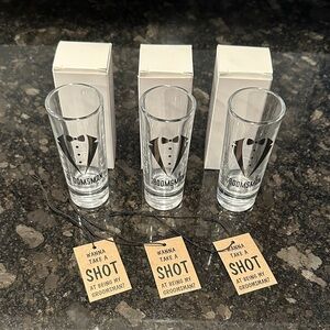 Groomsman Shot Glasses Set